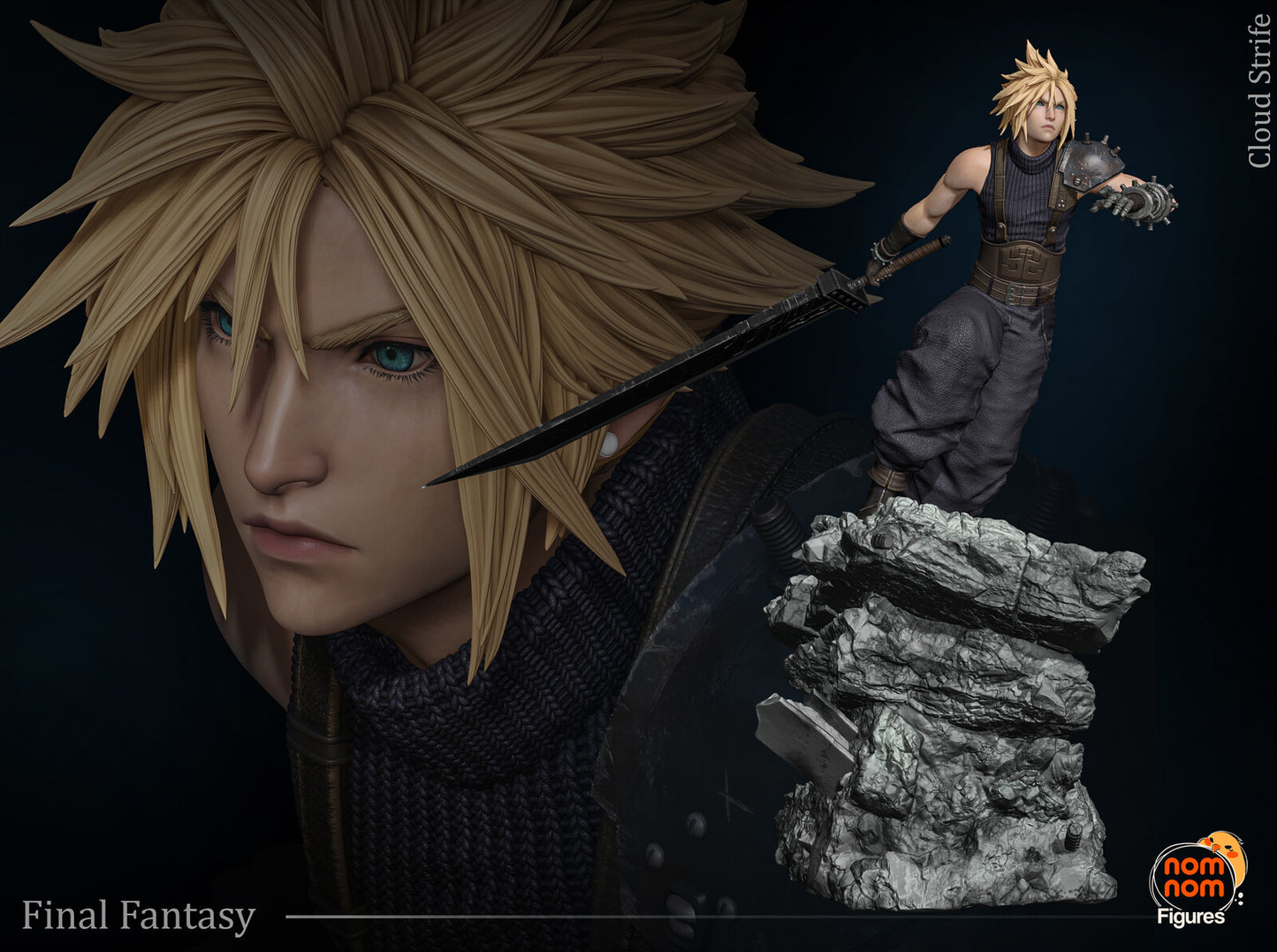 Cloud Strife from Final Fantasy VII - Nomnom