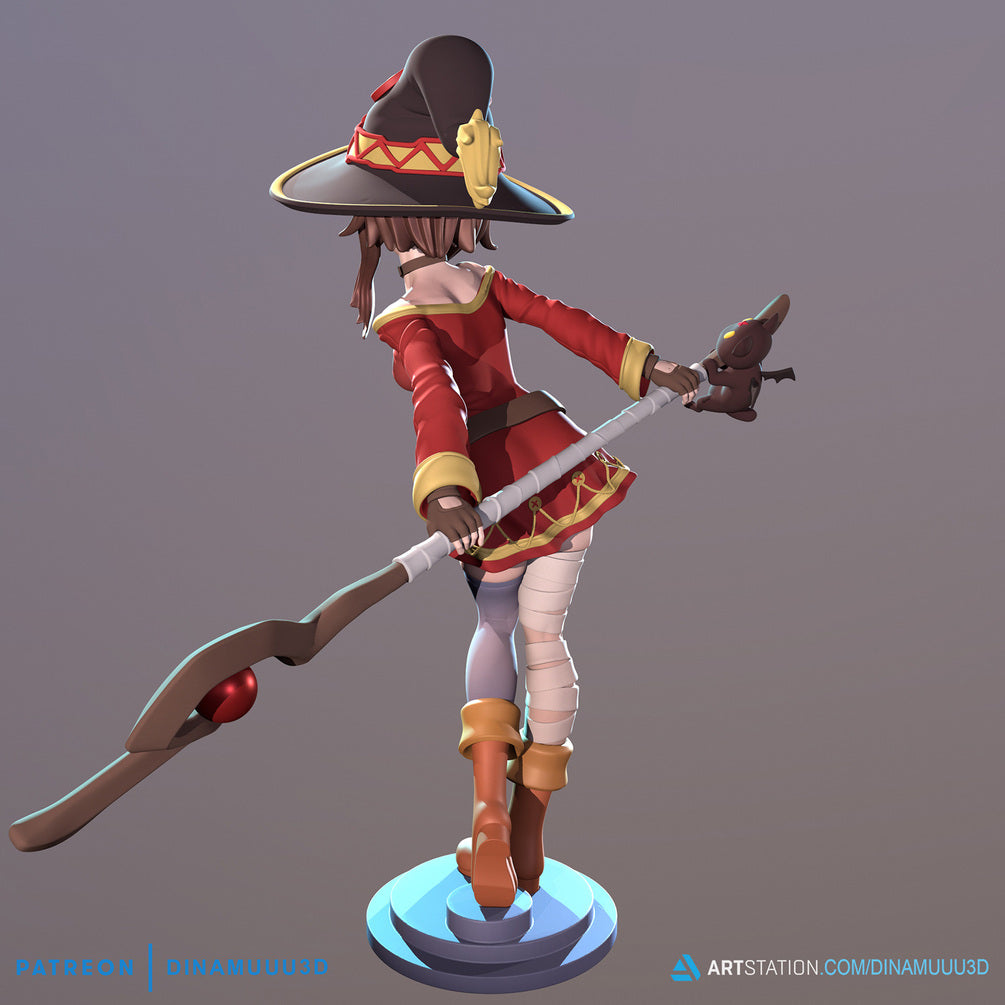 Megumin - diNamuuu3D SFW Fanart figurine