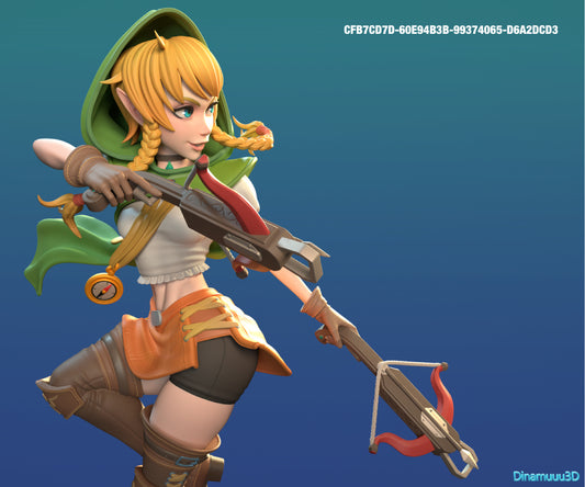 Linkle- diNamuuu3D Fanart sculpture figurine