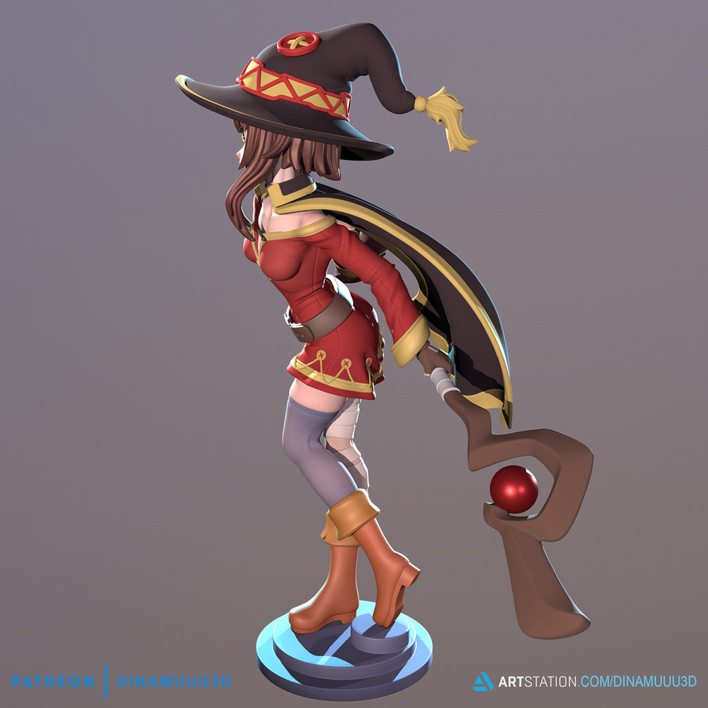 Megumin - diNamuuu3D SFW Fanart figurine