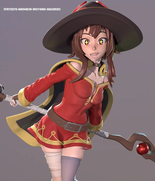 Megumin - diNamuuu3D SFW Fanart figurine