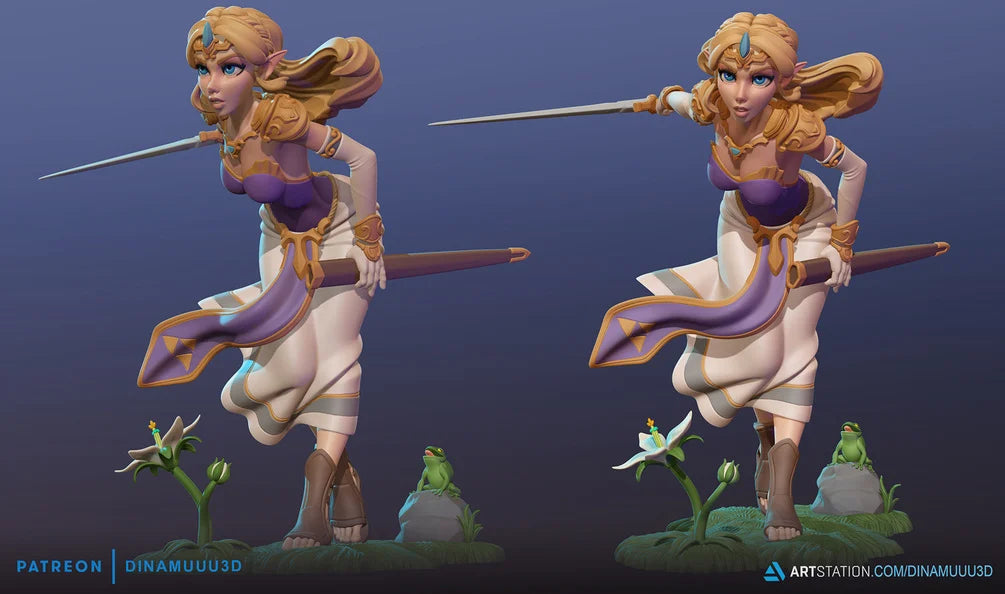 Zelda - diNamuuu3D SFW & NSFW Fanart Figurine