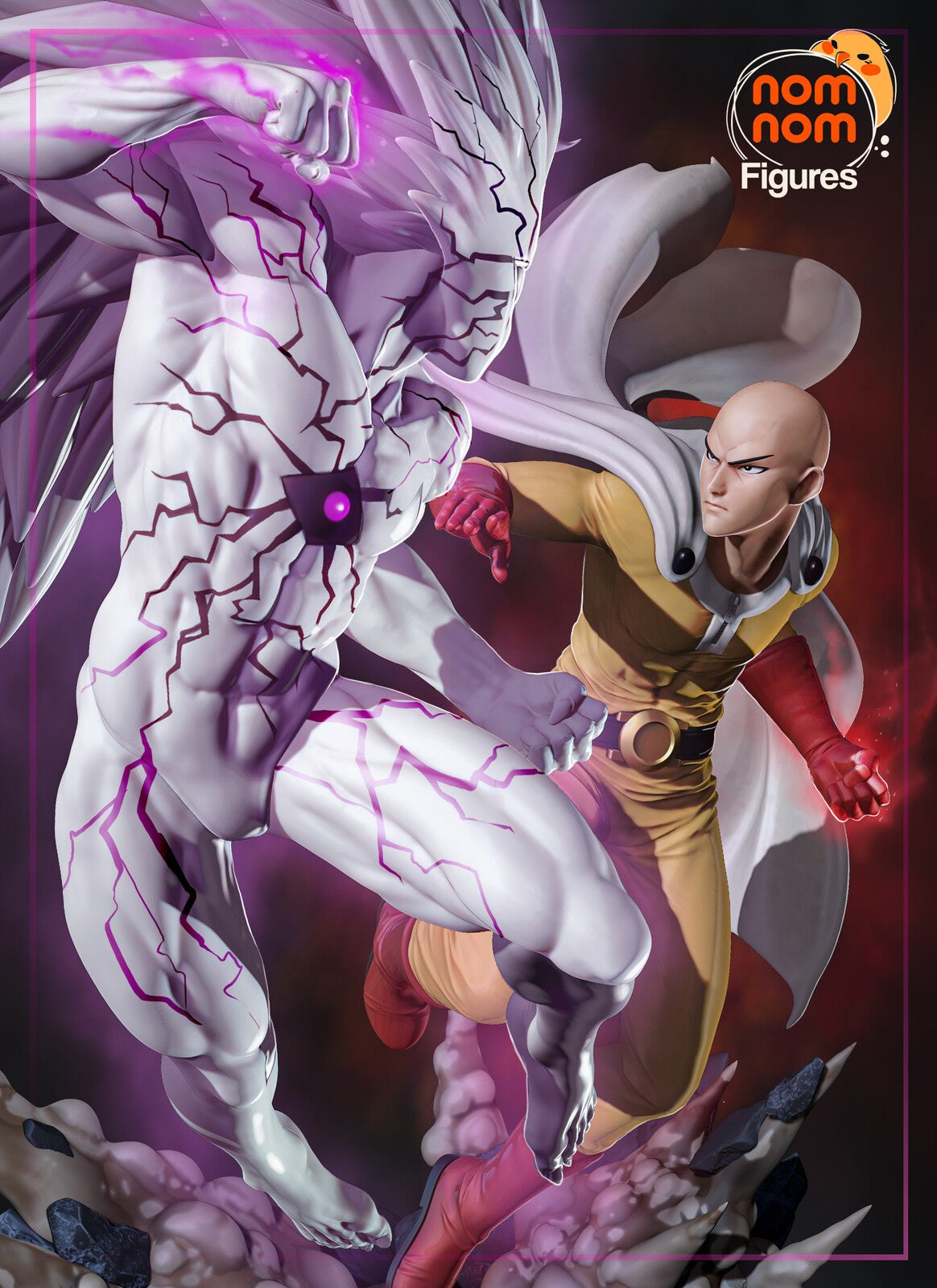 Saitama vs Boros from One Punch Man - Nomnom