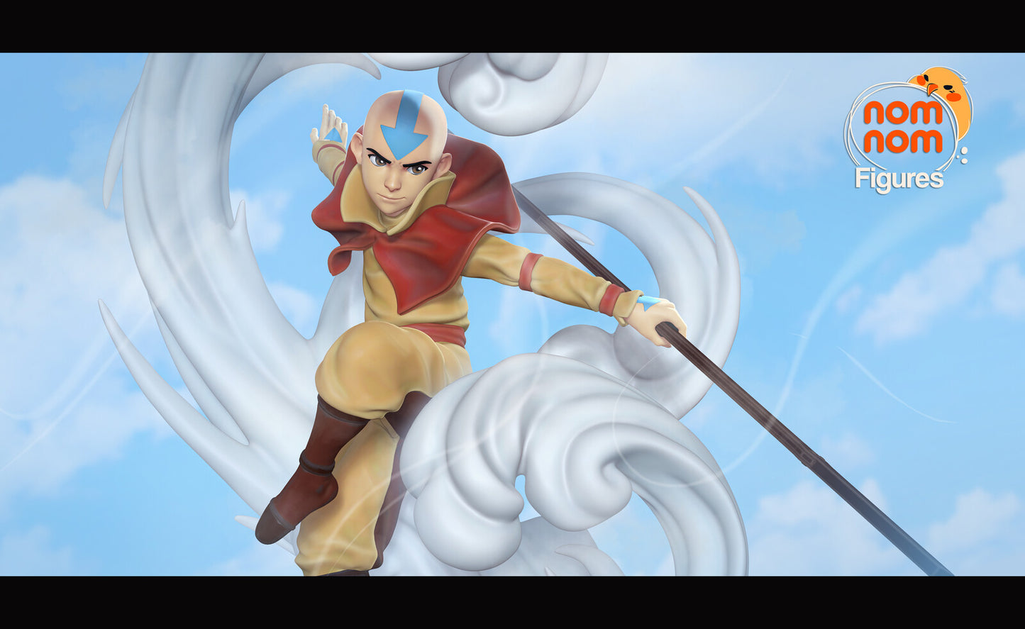 Aang from Avatar The Last Airbender - Nomnom