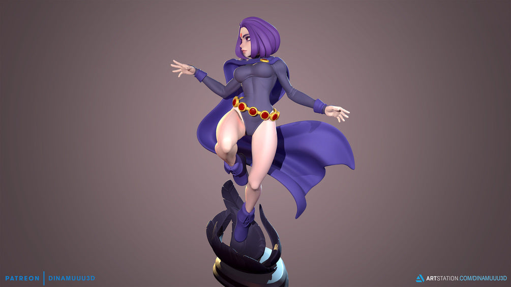 Raven - diNamuuu3D SFW & NSFW Fanart Figurine