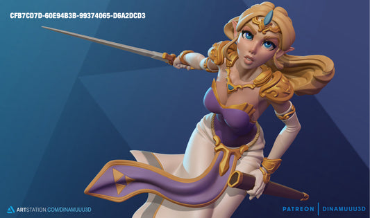 Zelda - diNamuuu3D SFW & NSFW Fanart Figurine