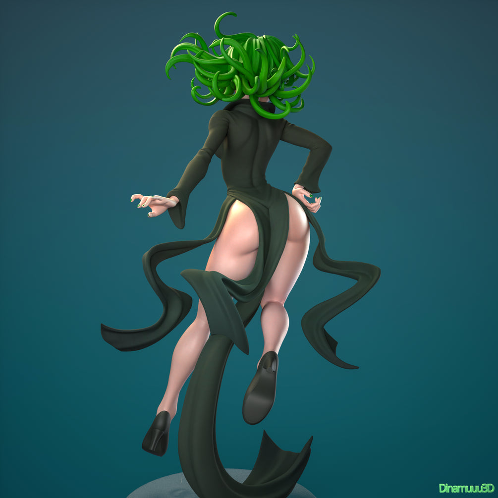 Tatsumaki - dinamuuu3D Fanart sculpture figurine