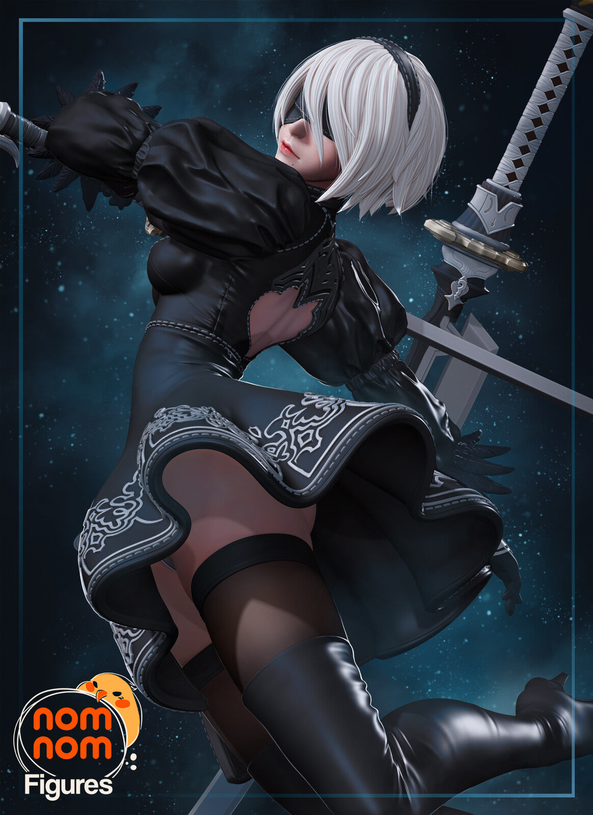 2B from Nier Automata - Nomnom