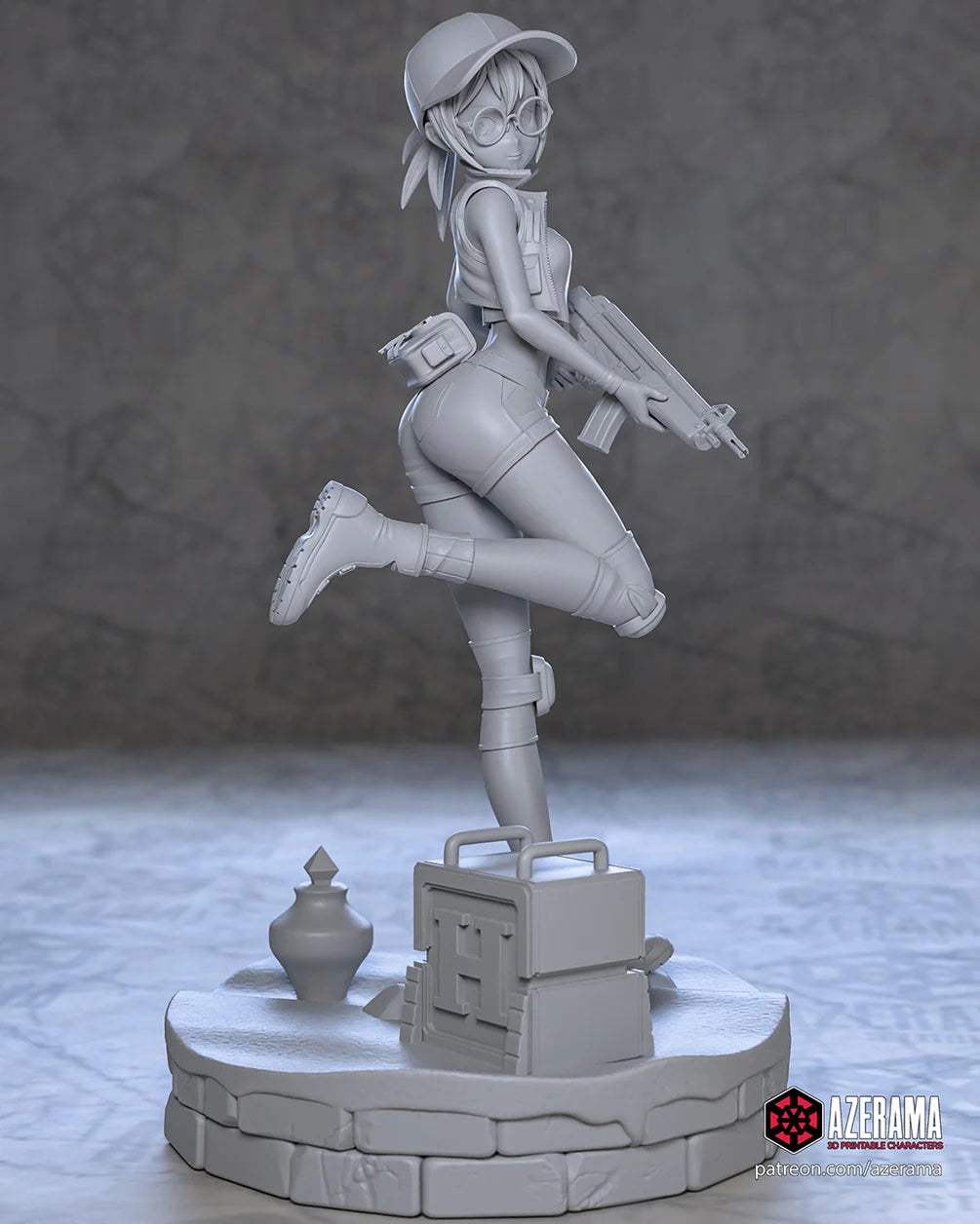 Fio Germi Figurine | 8-Inch SLA Resin Print | Fully Painted by Azerama | SFW & NSFW Versions