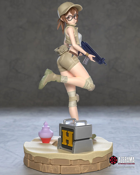 Fio Germi Figurine | 8-Inch SLA Resin Print | Fully Painted by Azerama | SFW & NSFW Versions