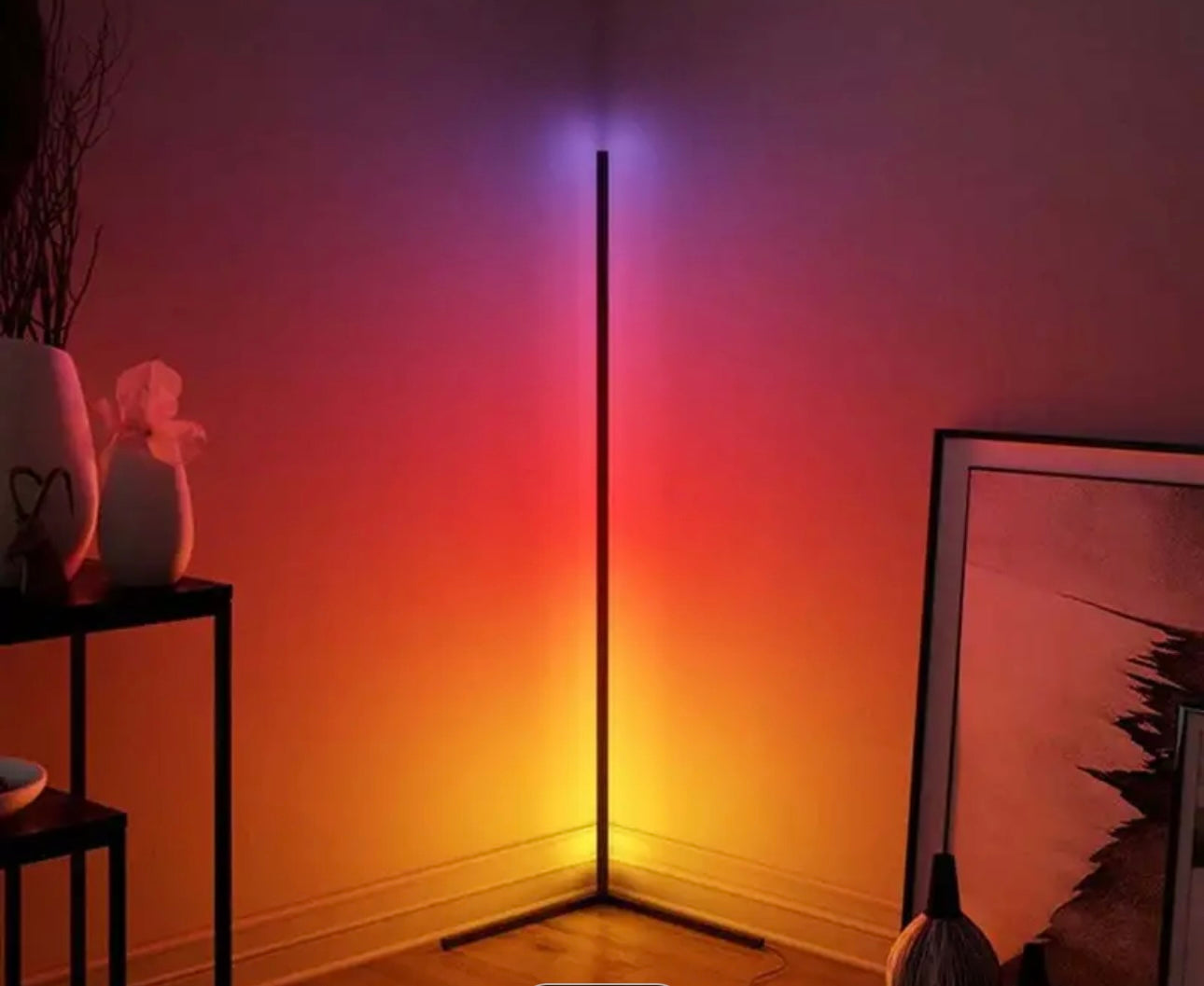 Multi-colored mood light for gaming room