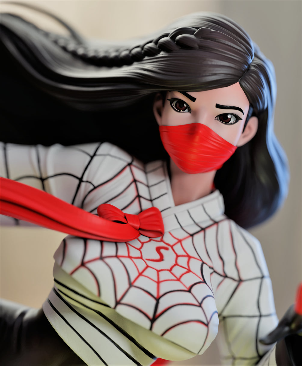 spider silk - momoji3D SFW & NSFW Fanart Print