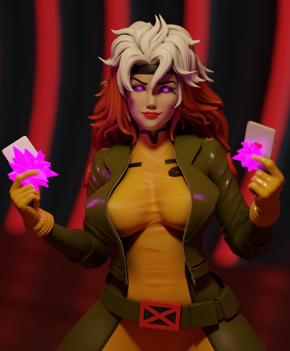 Rogue - Momoji3D SFW Fanart figurine