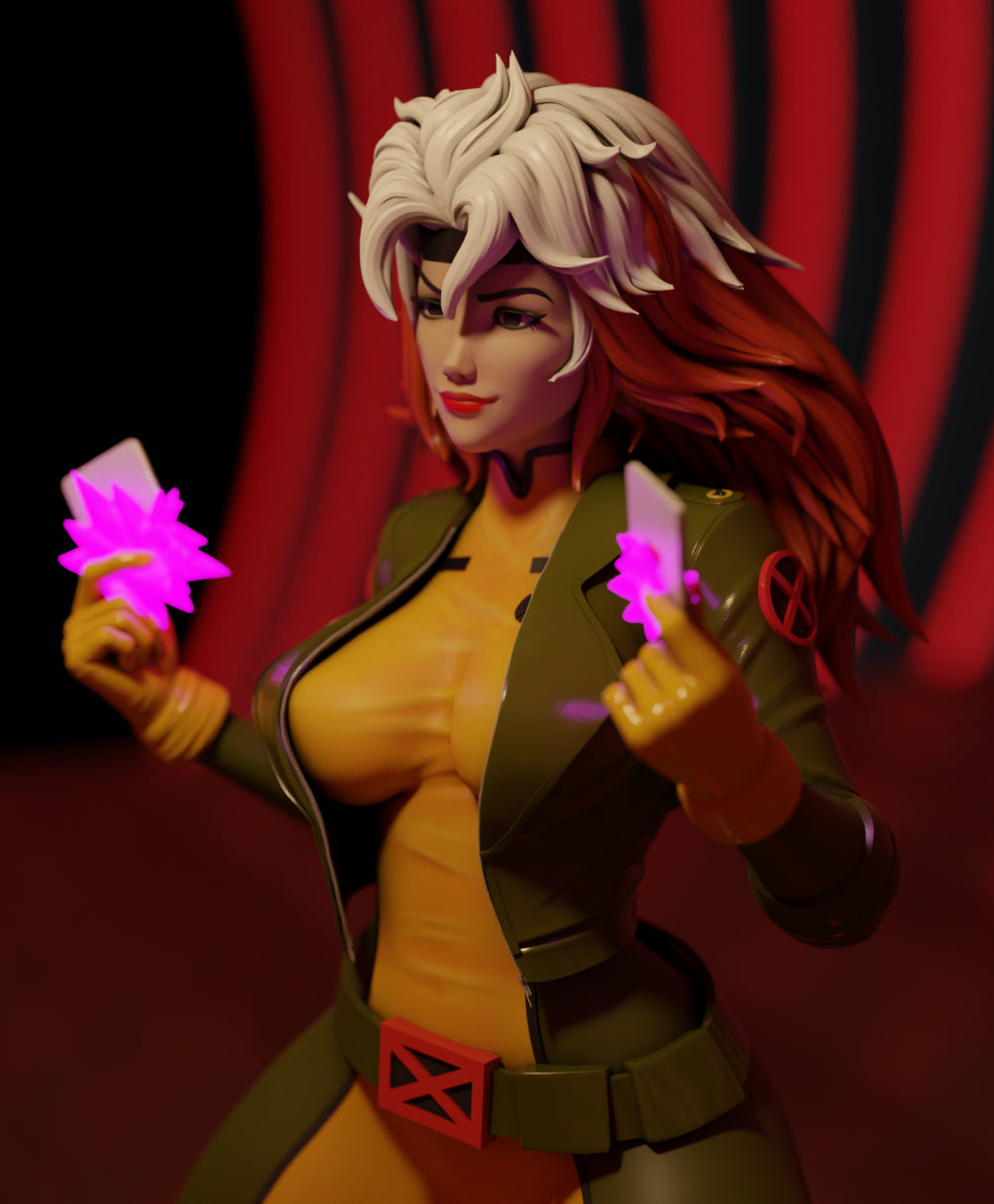 Rogue - Momoji3D SFW Fanart figurine