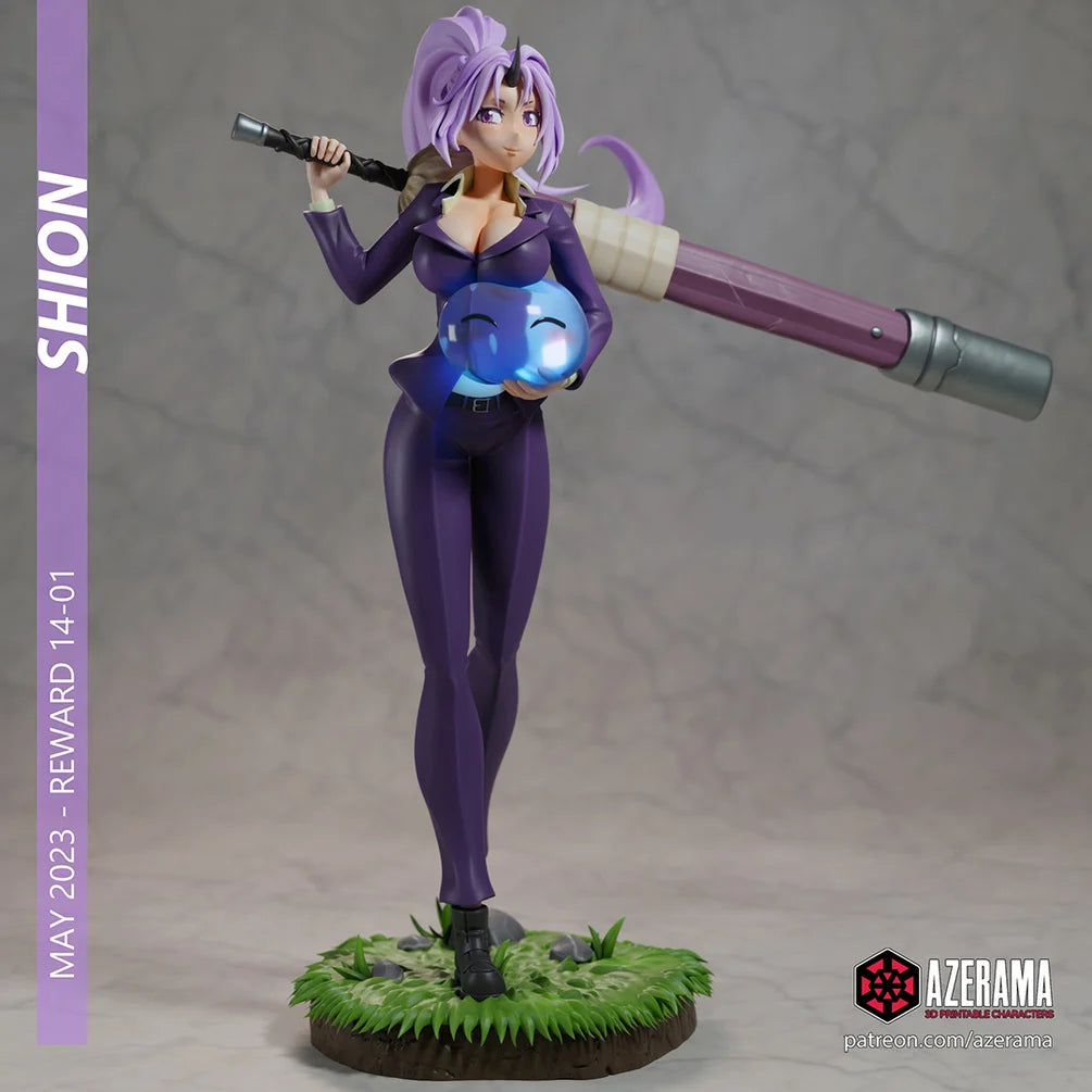 Shion Figurine | 8-Inch SLA Resin Print | Fully Painted by Azerama | SFW & NSFW Versions