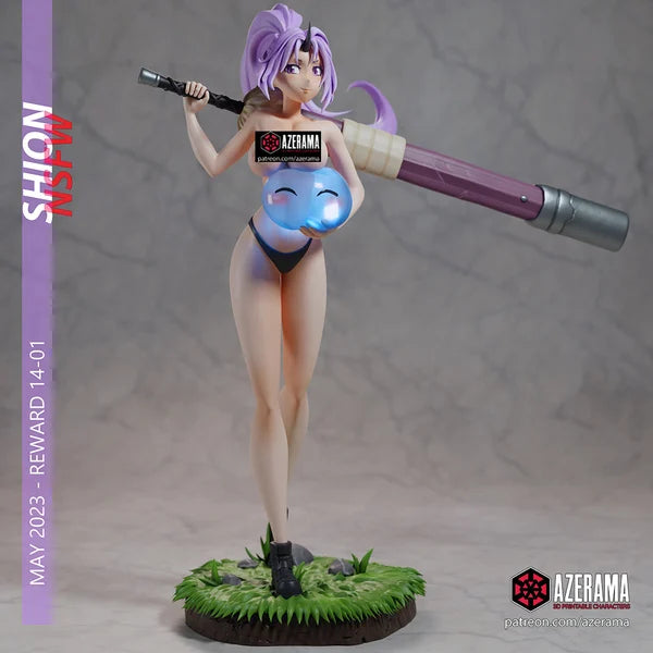 Shion Figurine | 8-Inch SLA Resin Print | Fully Painted by Azerama | SFW & NSFW Versions