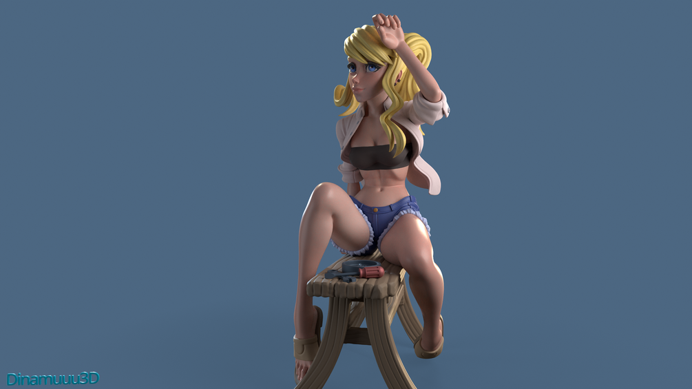 Winry rockbell- diNamuuu3D SFW & NSFW Fanart figurine