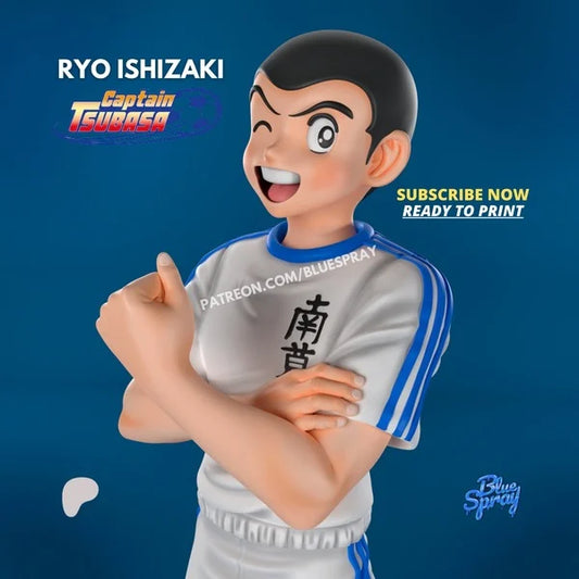 Ryo Ishizaki Figurine | 8-Inch SLA Resin Sculpture | Fully Painted by BlueSpray3D