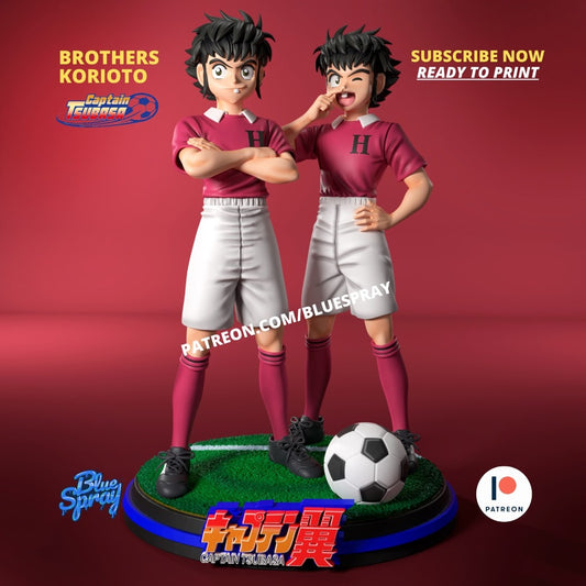 Brothers Korioto Figurine | 8-Inch SLA Resin Sculpture | Fully Painted by BlueSpray3D