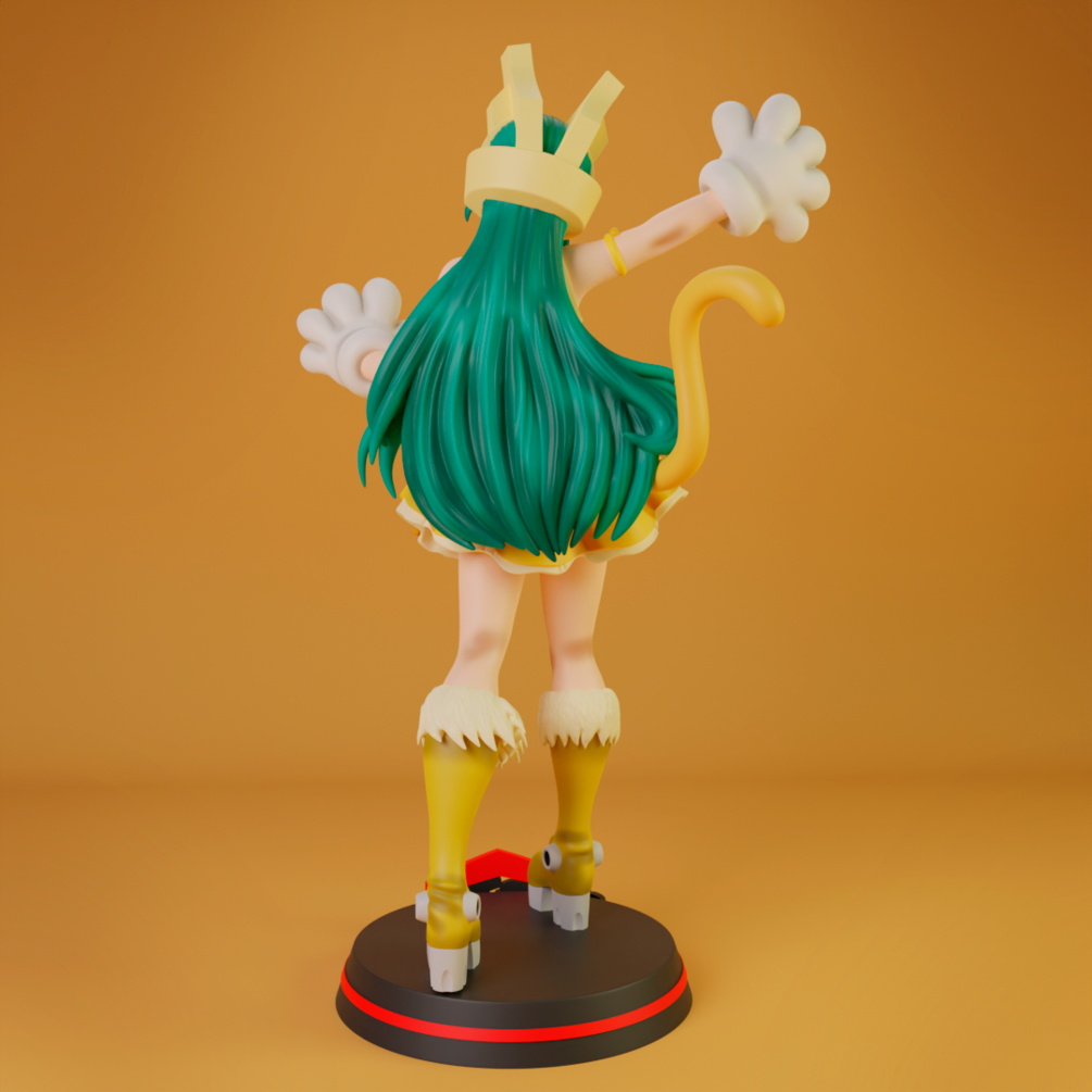 Ragdoll 8-Inch SLA Resin Sculpture by BlueSpray3D | Fully Painted *My Hero Academia* Figurine